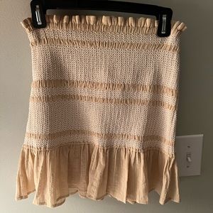 Fall mini skirt from local boutique